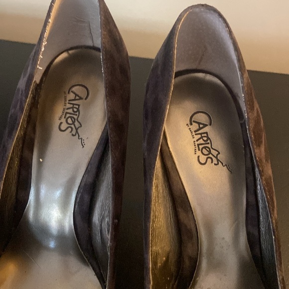 Carlos by Carlos Santana size 8 platform animal print pumps PLATONIC - Picture 2 of 15